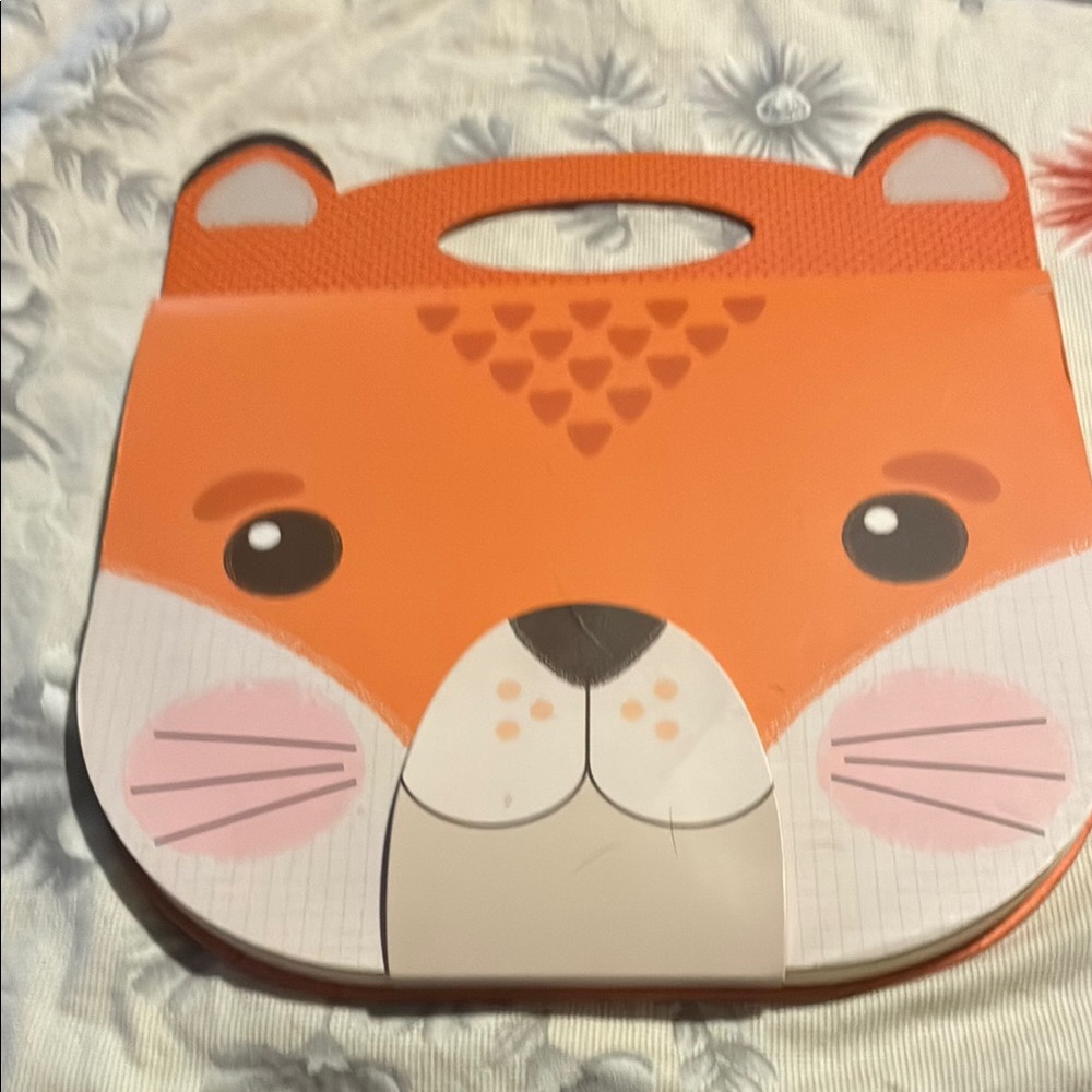 Orange Fox Kids Notebook